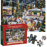 Pezzi per il puzzle per feste per feste di Natale 1000 pezzi